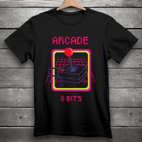 Arcade 8 Bits JoyStick Controller Old School Video Game Unisex T-Shirt S-3XL S