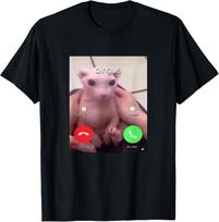 Bingus Is Calling My Beloved Hairless Sphinx Cat T-Shirt XXXL