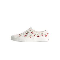 Vans Authentic languoti su vyšnių siuvinėjimu ir raišteliais lengvi kasdieniai žemakulniai drobės batai Unisex sportbačiai VN000Z1BKVG 38 white