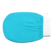 Durable Rayon Massage Body Rub Shower Scrubber Exfoliating Towel Bath Glove mėlyna