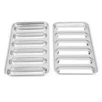 Silver Hot Dog Mold 6-Cavity Sausage Baking Mold Durable Sausage Mold  Home Kitchen