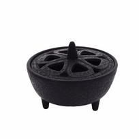 Mini Cast Iron Incense Burner Tripod Heat Resistance Cast Iron Incense Censer  Desktop Decoration style 1