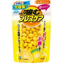 Kobayashi Pharmaceutical Co. Ltd. Chewing Breath Care Pouch Lemon Mint Large Capacity 100 Tablets Refreshing Food