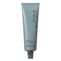 AROMATICA Inspirit Hand Cream Basil & Bergamot Nourishing Refreshing 30ml