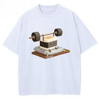 2026 Hot Sale Sushi Gym T Shirt Funny Men Women Summer Harajuku O-Neck Cotton Short Sleeve Tshirt Sportswear Print T-shirt Streetwear Top Tee 4XL