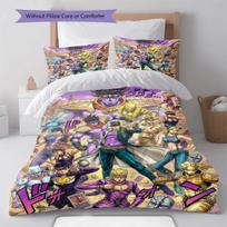JoJo Bizarre Adventure Comforter Cover Duvet Cover Bedding Set Soft Quilt Cover Bedroom Home Decor -QJY 135x200cm