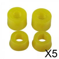 PU Skateboard Truck Bushings Kit with Conical and Cylindrical Pads for Precise Control and Smoother Skate Rides