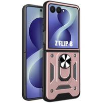 Case for Samsung Galaxy Z Flip 8, Rigid Shockproof Anti-Scratch Bumper Protection - Pink rožinė