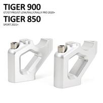 Motorcycle Handle Bar Risers Clamp Extend Adapter For Tiger 900 GT PRO RALLY TIGER 850 Sport Lift Handlebar Riser 2020-2022 sidabras