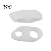 1 Pair Silicone Gel Little Toe Separator Hallux Valgus Bunion Guard Foot Care balta