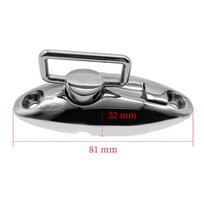 316 Stainless Steel 360° Adjustable Bimini Top Mount Swivel Deck Hinge With Quick Release Pin Boat Accessories Marine Hardware 81mmx32mm