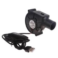 USB Blower Fan High Air Flow Oil-Bearing Motor Fan Camping Air Blower 5V2A Power 1