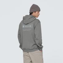 [Snowpeak] Woven Patch Hooded T-shirt Dark Gray (S24FMFHD24) 100