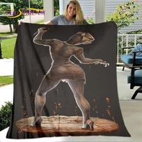 Silent Hill Horror Movie Game Soft Plush Blanket,Flannel Blanket Throw Blanket for Living Room Bedroom Bed Sofa Picnic Cover Kid Size: 75*100cm, Weight: 230 GSM