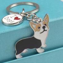 Cartoon Welsh Corgi Dog Pet Key Ring Corgi Key Chain Bag Key Chain Handbag Pendant Dog Key Chain 2