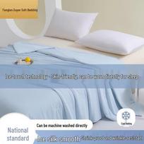 Cooling Machine Washable Summer Quilt 150cm*200cm jūros mėlyna spalva