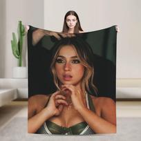 Canadian Singer Tate McRae Blankets Quality Super Soft Throw Blanket Winter Boy Girl Couch Bed Aesthetic Bedspread Size: 75*100cm, Weight: 230 GSM
