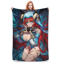 Nilou Genshin Impact Game Anime Blankets Soft Funny Plush Throw Blanket For Children Couch Chair Bed Flannel Bedspread Bed Cover Size: 75*100cm, Weight: 230 GSM