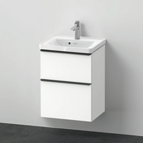 Spintelė su praustuvu Duravit D-Neo DE0146018180000, balta matinė, 500×480 mm