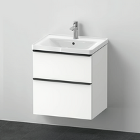 Spintelė su praustuvu Duravit D-Neo DE0147018180000, balta matinė, 600×480 mm