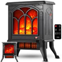 Freestanding Electric Fireplace Cronos