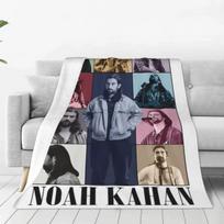 Noah Kahan Blanket Singer Music Album Airplane Travel Flannel Bedding Throws Warm Soft Couch Bed Custom Bedspread Gift Size: 75*100cm, Weight: 230 GSM