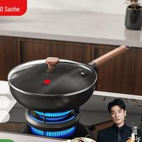 Sanhe Rust-Resistant Hammered Iron Wok