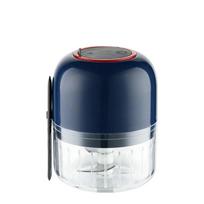 Mini Food Chopper Electric Vegetable Chopper Automatic Electric Garlic Masher  Household Use mėlyna