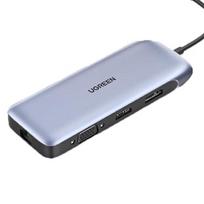 UGREEN 9-in-1 USB-C Multiport Adapter Hub CN plug (adapter included)