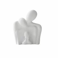 Parent-Child Abstract Family Sculpture Home Decor 4 Persons Figurine  Tabletop Use 3 Persons
