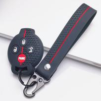 Silicone Smart Key Cover for Smart Fortwo 451 Forfour 453 Mercedes-Benz with Keychain Honeycomb Texture Racing Stripe Smart Key Shell Accessory juoda
