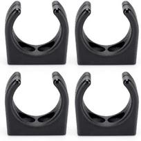 4PCS Boat Hook Holder Nylon Boat Ladder Clip Black Paddle Stowage Clamp for1-1/4 Inches Diameter tbue 4PCS