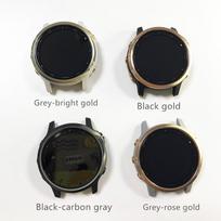 Front Cover Case For GARMIN Fenix 6S sapphire Assembly LCD Display Screen LCD Panel Digitizer Repair Part Replacement Grey-rose gold