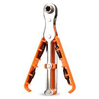 Bidirectional Ratchet Screwdriver Set 90 Degree Offset Ratcheting Screwdriver oranžinė