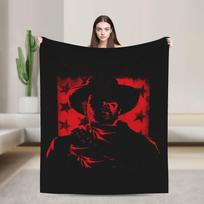 Red Dead Redemption Blanket Fleece All Season Portable Super Warm Throw Blanket for Bed Couch Bedspreads Size: 75*100cm, Weight: 230 GSM