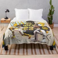 Fernando Tatis Jr. Throw Blanket Multi-Purpose Hairy Blanket blankets for beds throw blanket thin blanket picnic blanket Size: 75*100cm, Weight: 230 GSM