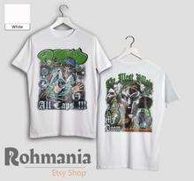 MF Doom T-Shirt, 90s Retro Rap Hip Hop Music Merch T-Shirt S