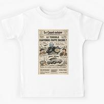 Fantômas Comics French Crime Parody Fan Art Kids T-Shirt 130