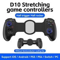 D10 Stretch Cooling Wireless BT Game Controller for // Streaming Supports IOS & Android Customizable Logo