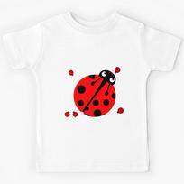 Kawaii Style Lady Bug Kids T-Shirt 170