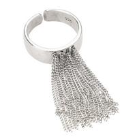 Vintage Unique Ring Tassel Rings Thai Silver Rings Party Jewelry Gifts 1