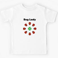 Bug Lady Four-Leaf Color Kids T-Shirt 170