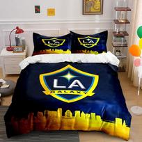 LA Galaxy logo crest. Bedding sets Duvet cover sets Duvet covers Pillowcases(1*Duvet Cover 2*Pillowcases without duvet insert) 135x200cm