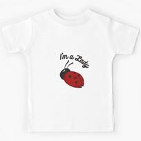 I'm A Lady | Ladybug Kids T-Shirt 100