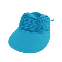 Sunscreen Beach Volleyball Visor Cap Adjustable Swimming Baseball Cap Seaside Hollow Hat  Summer povo mėlyna spalva