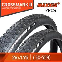 2pc MAXXIS 26 CROSSMARK Bicycle Tire 26*2.1 27.5*1.95 Steel Wire Tyre MTB Mountain Bike Tire 26*1.95 26*2.25 27.5*2.1 Tyre Wire