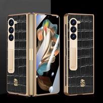For Samsung Z Fold 7 Phone Case Electroplated Crocodile Pattern Full Protection Cover Compatible for Samsung Z Fold 6 5 4 3 Opp Bag&For Samsung Z Fold 6 juoda