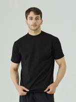 Ervino Spandex Muscle Fit Short Sleeve T-Shirt [Black] 2Xl