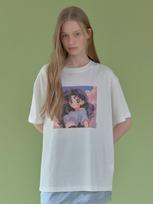 Heatherment Heather Nightlight Tee (White) White/Os
