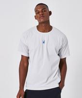 Spyder Men'S Hybrid Running Woven Seersker T-Shirt Spkmcnrs231Mlgr Light Gray/095